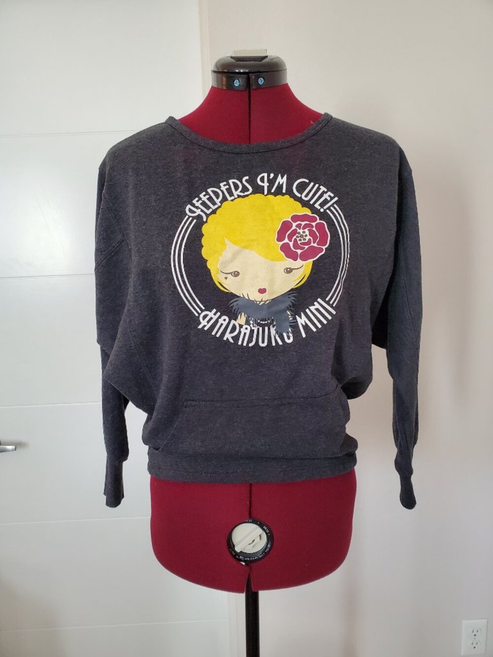 Harajuku Mini for Target batwing/dolman sleeve sweatshirt, kids 14/16, adult S